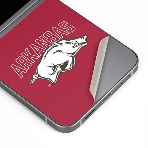 University of Arkansas-Fayetteville Razorbacks Logo Galaxy Z Flip6 Skin